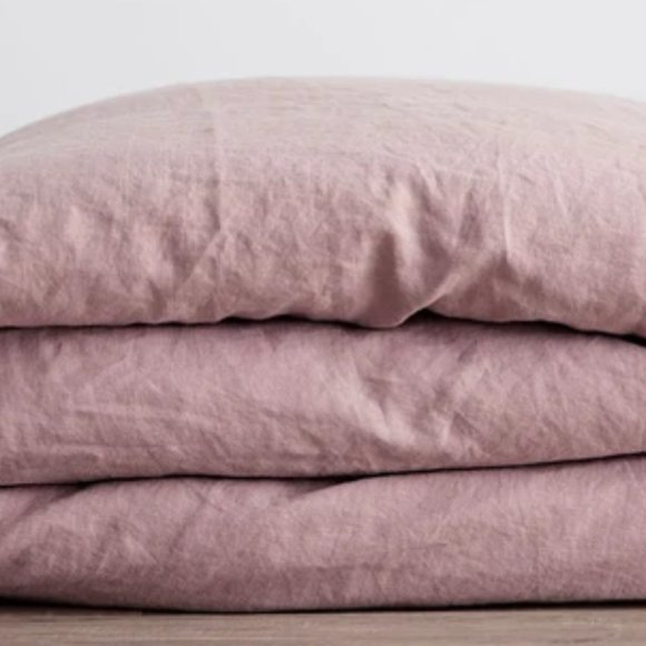 Morrow Soft Goods Heirloom Linen Mauve Set - Picture 5 of 7